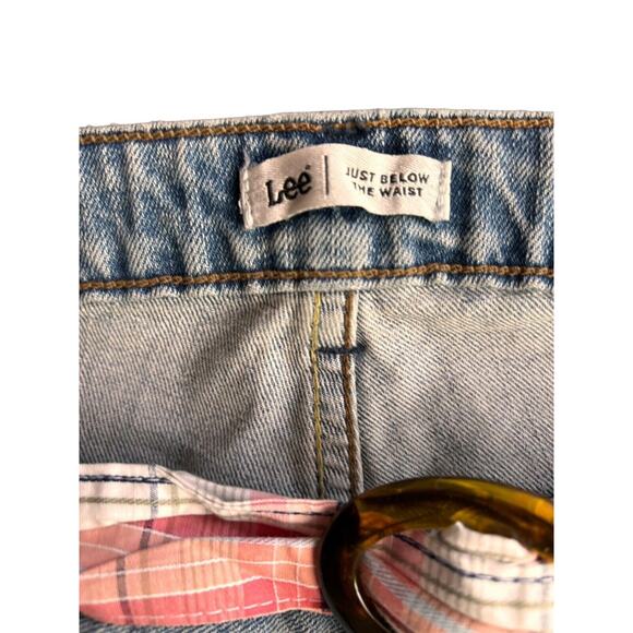 New Lee Skimmer Pedal Pushers Comfort Fit Just Below Waist Jeans 20W Capri - Picture 4 of 9